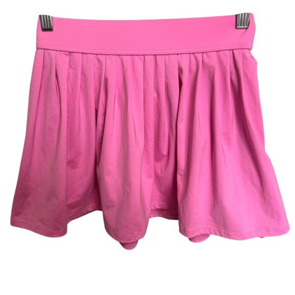 Kate Spade Dive Right In Skirt Mini Pleated Stretchy Bright Pink Size Small - Picture 2 of 9